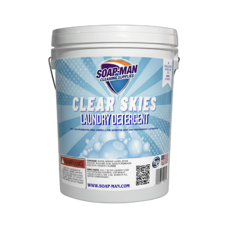 Clear Skies Laundry Detergent — bulk commercial laundry detergent